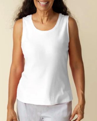 Habitat Everyday Rib Tank Top In White