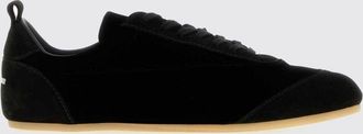 Jil Sander Sneaker Etage in velluto e pelle scamosciata con tirante posteriore