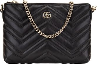 Gucci Schoudertas - Dames - Schoudertassen - Zwart - ONE Size - Leer - Tassen