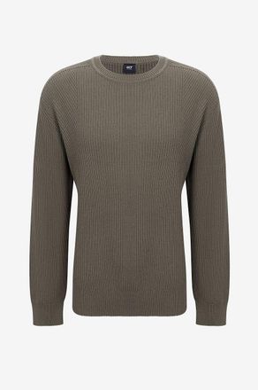 AlphaTauri Gerippter Rundhals-Wollpullover Finta V1Y8.02