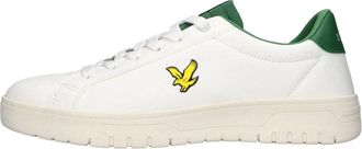 Lyle & Scott Sneakers Wit - Heren - Sneakers - Wit - 41 EU - Leer - Schoenen