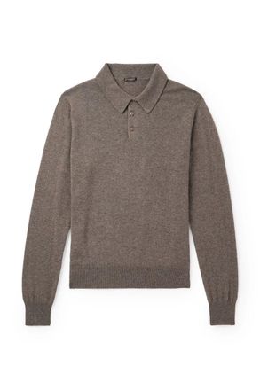 Rubinacci Cashmere Polo Sweater