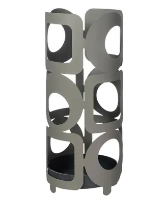 Arti & Mestieri Portaombrelli con dettaglio cut-out - Grigio