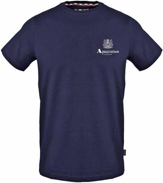 Aquascutum Herenlogo T-Shirt (Marine)