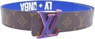 Louis Vuitton Pre-owned Belts, male, Brown, Size: ONE SIZE Pre-owned Vintage Belt