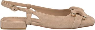 Alma En Pena Platte schoen met beugel - Dames - Ballerinas - Beige - 37 EU - Leer - Schoenen