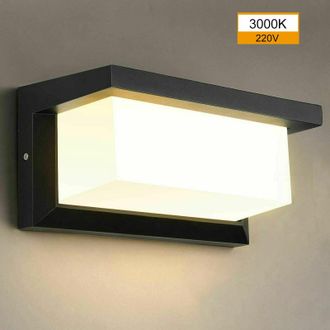 OEM Aplique De Pared Led Moderno Para Exteriores, Iluminaci&oacute;n Exterior, Iluminaci&oacute;n De Patios, Ip65 (luz Blanca C&aacute;lida)