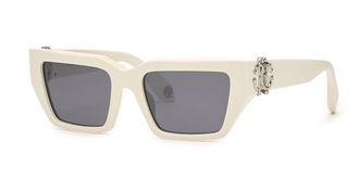 Roberto Cavalli SRC016M 847X Mens Sunglasses White Size 55