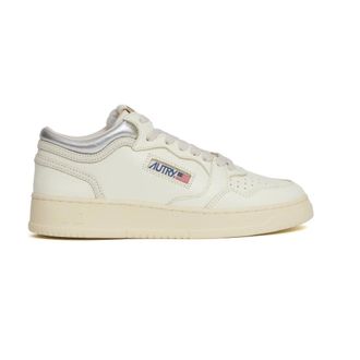 Autry Sneakers, female, White, Size: 10 US Stylish Leather Sneakers in Bianco