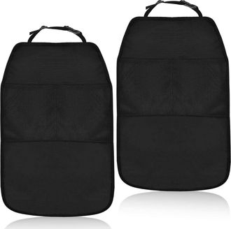 OEM Protector De Asiento Trasero De Coche De 2 Piezas, Organizador Con 2 Bolsillos, Funda Para Proteger El Asiento Trasero De Ara&ntilde;azos, Humedad Y Suciedad