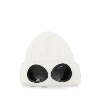 C.P. Company C. p. Company Goggle-detail Ribbed-knit Beanie Hat