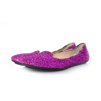 Roberto Cavalli Pre-owned Womens Glitter loafers - Pink - Size EU 39