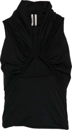 Rick Owens drapiertes Jersey-Oberteil