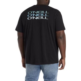 O'Neill Big & Tall Triple-Stack Graphic Tee in Black at Nordstrom, Size 2X Big
