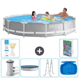 Intex Piscina Prism Frame Redonda - 366x76 Cm - 7-piezas S314