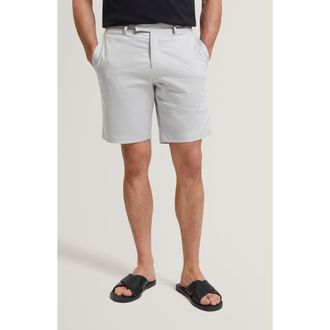 Ted Baker Loweton Slim Fit Stretch Cotton Chino Shorts in Stone at Nordstrom, Size 30