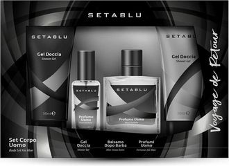 Trade Shop Trade Shop - Set De Regalo Del Cuerpo De Los Hombres 4 Unids Ducha Gel B&aacute;lsamo Querido B&aacute;lsamo Perfumes Intenso Sofisticada Fragancia