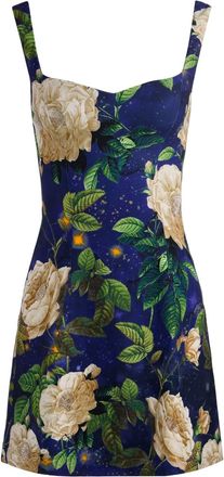 Alice & Olivia Eve mouwloze mini-jurk - Blauw