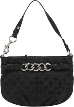 Coach Pre-owned Hobo Tas - Dames - Vintage Schoudertas - Zwart - ONE Size - Leer - Vintage
