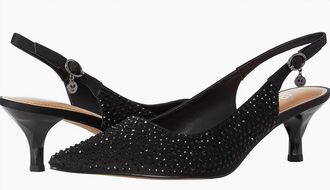 J. Rene&eacute; Womens Ferryanne Slingback Pump In Black