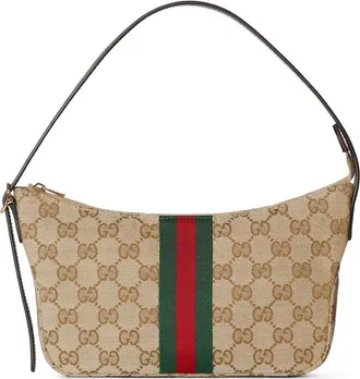 Gucci Small Lunetta GG Canvas Shoulder Bag