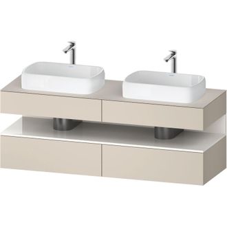 Duravit Qatego Consola Mueble Bajo Lavabo, 2 Extensiones, 2 - Duravit