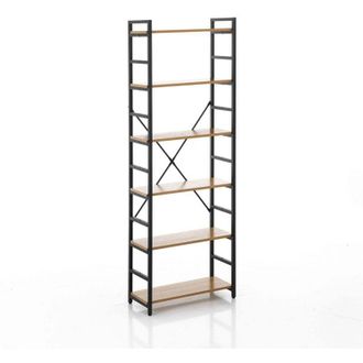 Oresteluchetta Estanter&iacute;a Industrial De Acero Y Madera Con Estantes Kyle 6 Evo