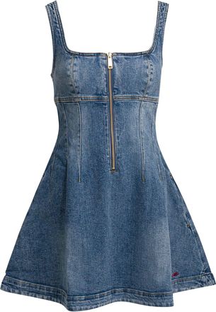 Self Portrait Ausgestelltes Jeanskleid von Self Portrait