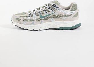Nike P-6000 sneakers marrone chiaro e verde