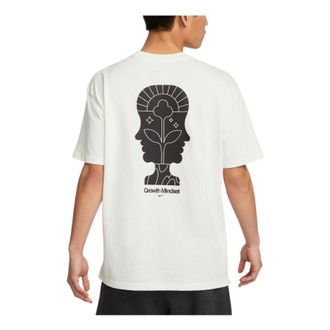 Nike Back Avatar Printing Loose Casual Short Sleeve White DQ1005-133