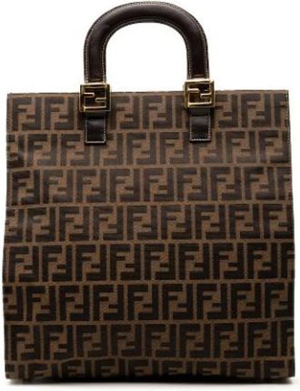 Fendi Pre-owned Tote Bags, female, Brown, Size: ONE SIZE Pre-owned Vintage Tote Bag