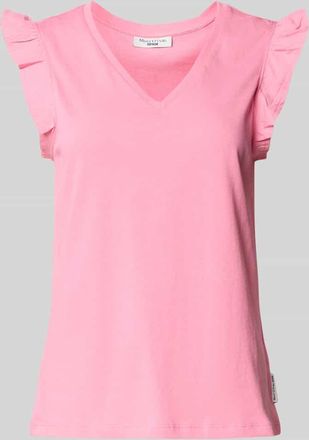 Marc O'Polo Denim Marc OPolo Denim Tanktop mit Volantärmel in Pink, Größe XL