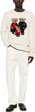 Polo Ralph Lauren Ronde hals trui - Heren - Ronde hals truien - Wit - M - Truien & Vesten
