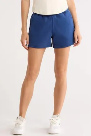 90 Degree by Reflex Varsity Vault Fleece Shorts in Navy at Nordstrom Rack, Size X-Large