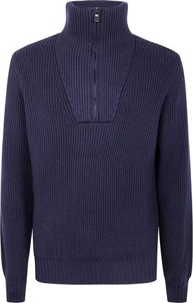 FILIPPO DE LAURENTIIS Maglione in lana a collo alto - Blu