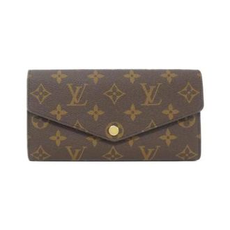 Louis Vuitton Pre-owned Wallets, female, Brown, Size: ONE SIZE Pre-owned Monogram Long Wallet