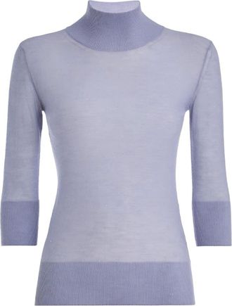 Genny Turtleneck Trui - Dames - Truien - Blauw - Maat: 2XS