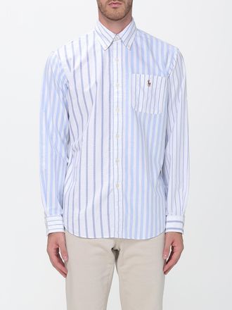 Polo Ralph Lauren Camicia a righe in cotone con colletto button-down