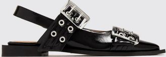 Ganni Ballerine Mary Jane slingback in poliestere riciclato
