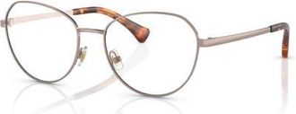 Ralph Lauren 54mm Irregular optical glasses in Gold at Nordstrom