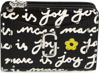 Marc Jacobs The Joy Mini Compact Snapshot Wallet in Black Multi at Nordstrom