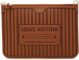 Louis Vuitton Pre-owned Vintage Clutch - Dames - Vintage Clutch - Bruin - ONE Size - Leer - Vintage