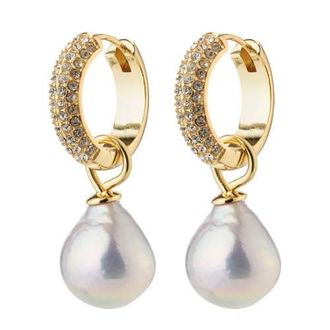 Pilgrim gold plated oorbellen Edele