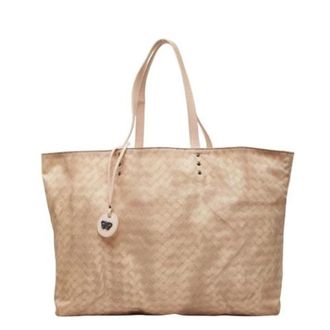 Bottega Veneta Pre-owned Nylon handbags - Dames - Vintage Handtas - Beige - ONE Size - Nylon - Vintage