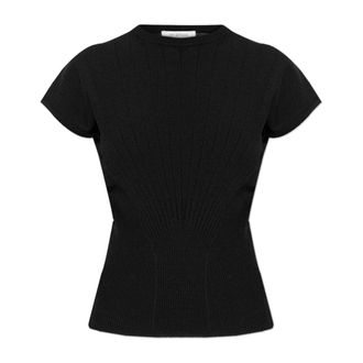 Sportmax Sportmax, T-Shirts, female, Black, Size: XS Samba Top