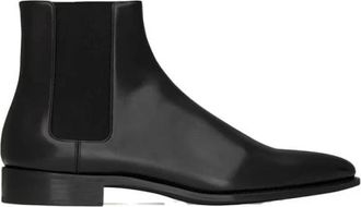 Saint Laurent Chelsea Boots, male, Black, Size: 10 1/2 US Adrien Chelsea Boots