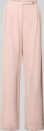 Jake*s Bundfaltenhose aus Viskose-Mix mit Knopfverschluss in Fuchsia, Gr&ouml;&szlig;e 32