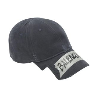 Balenciaga Masking Tape Cap - male - Balenciaga - Hats & Caps - Black - S - Accessories