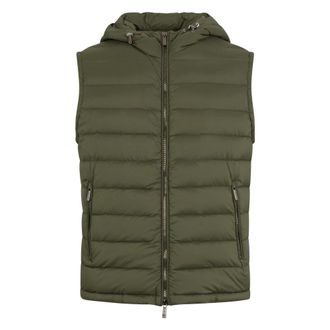 Moorer Vests, male, Green, Size: L Blake Padded Vest