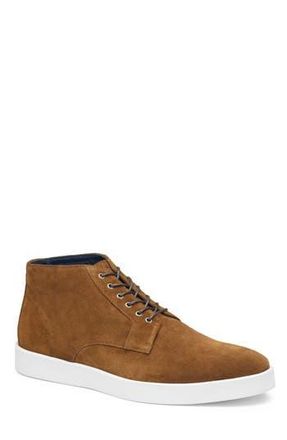 Johnston & Murphy Bolivar Plain Toe Chukka in Snuff Italian Suede at Nordstrom Rack, Size 12